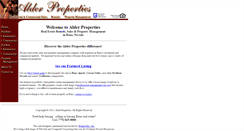 Desktop Screenshot of alderproperties.com